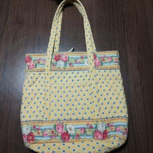 Large Vera Bradley shoulder tote bag